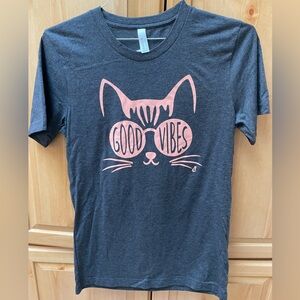 Good Vibes cat shirt. Never worn!